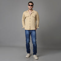 Solid Pattern Low Crotch Fit Jeans