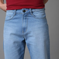 Men Baggy Fit Jeans High Rise