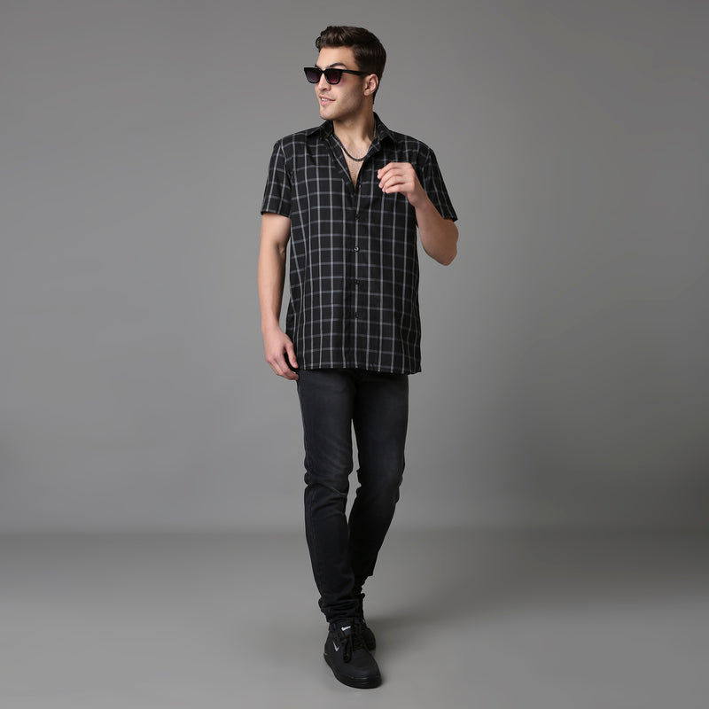Solid Pattern Low Crotch Fit Jeans